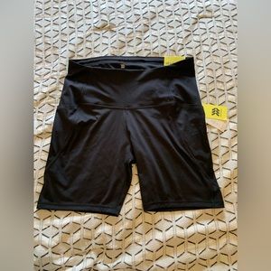 NWT // All in Motion High Rise Bike Shorts in Black